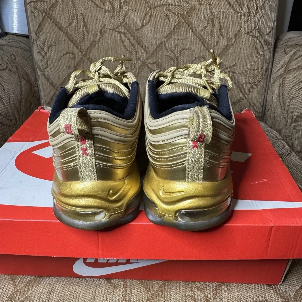 Nike Air‎ Max 97 Olympic Gold Size 11 Great Condition! Pre-owned No Box